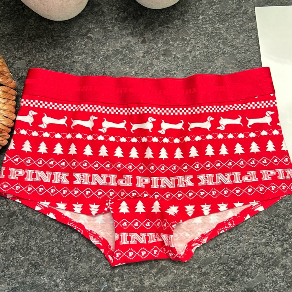Red Christmas boxer boy short. Brand new with tags.
